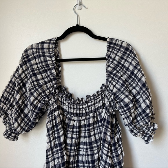 Solid and striped dress - Picture 5 of 7